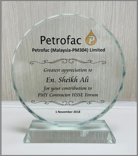Awarded on 1 November 2018