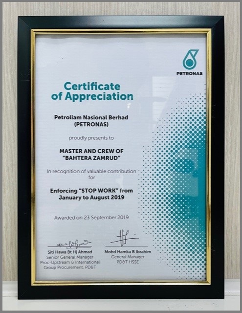 Awarded on 23 September 2019